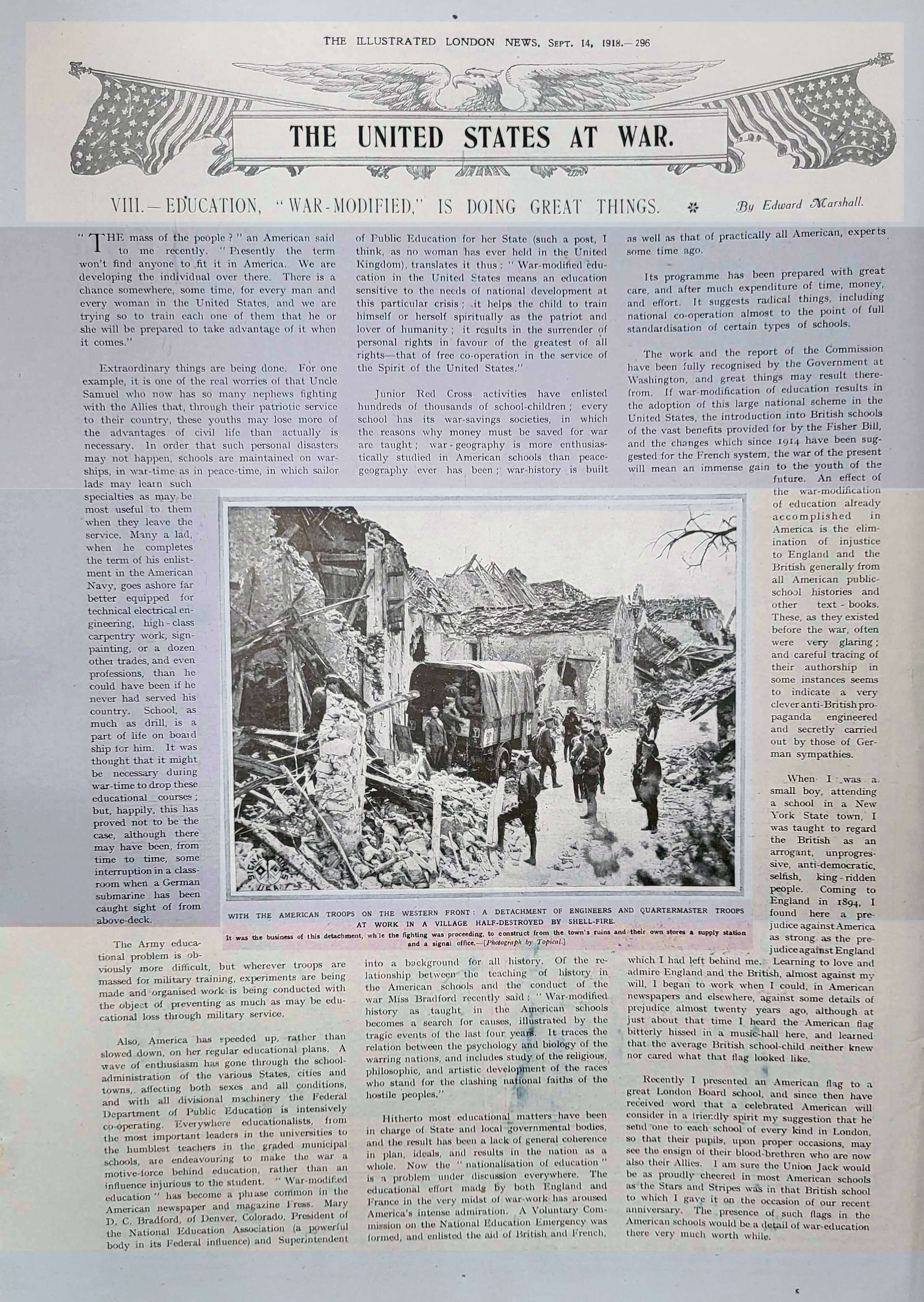 The united states at war